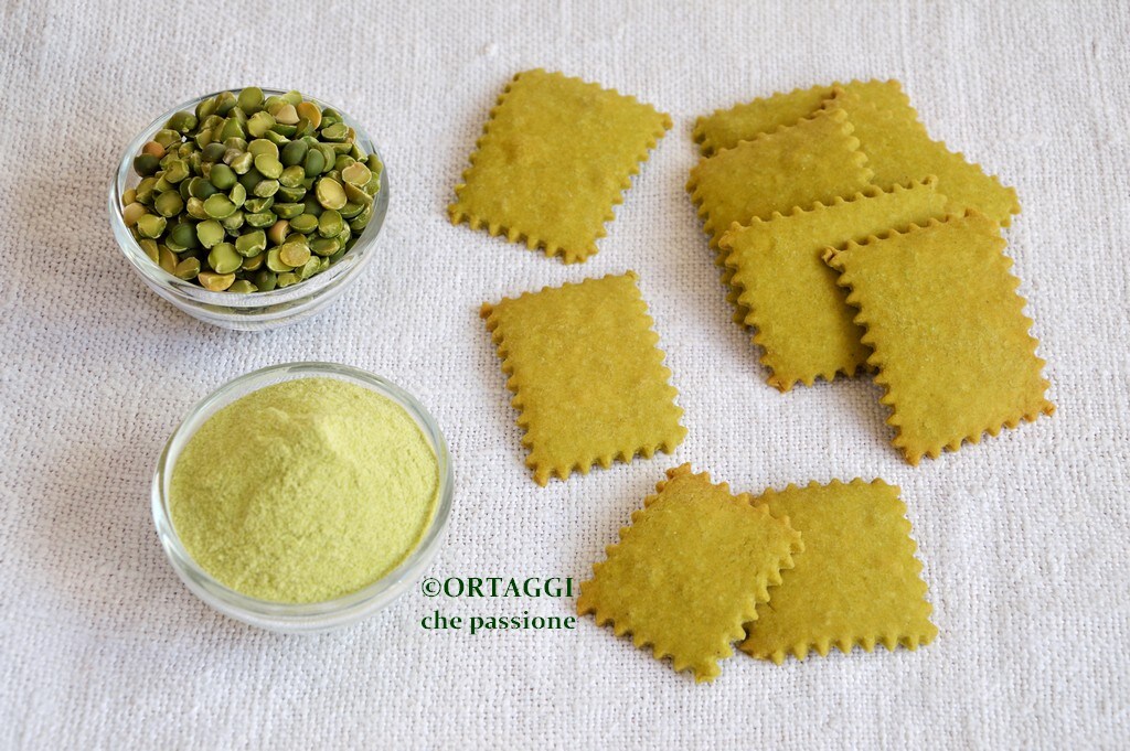 Crackers sans gluten de légumineuses