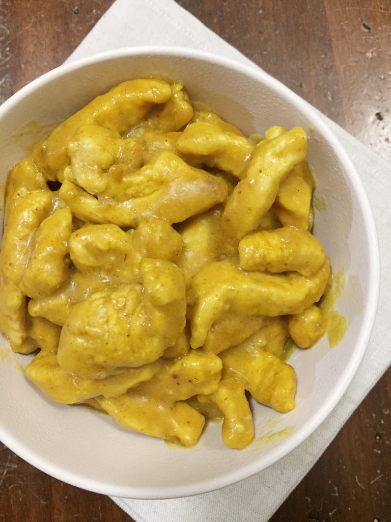 Poulet au curry