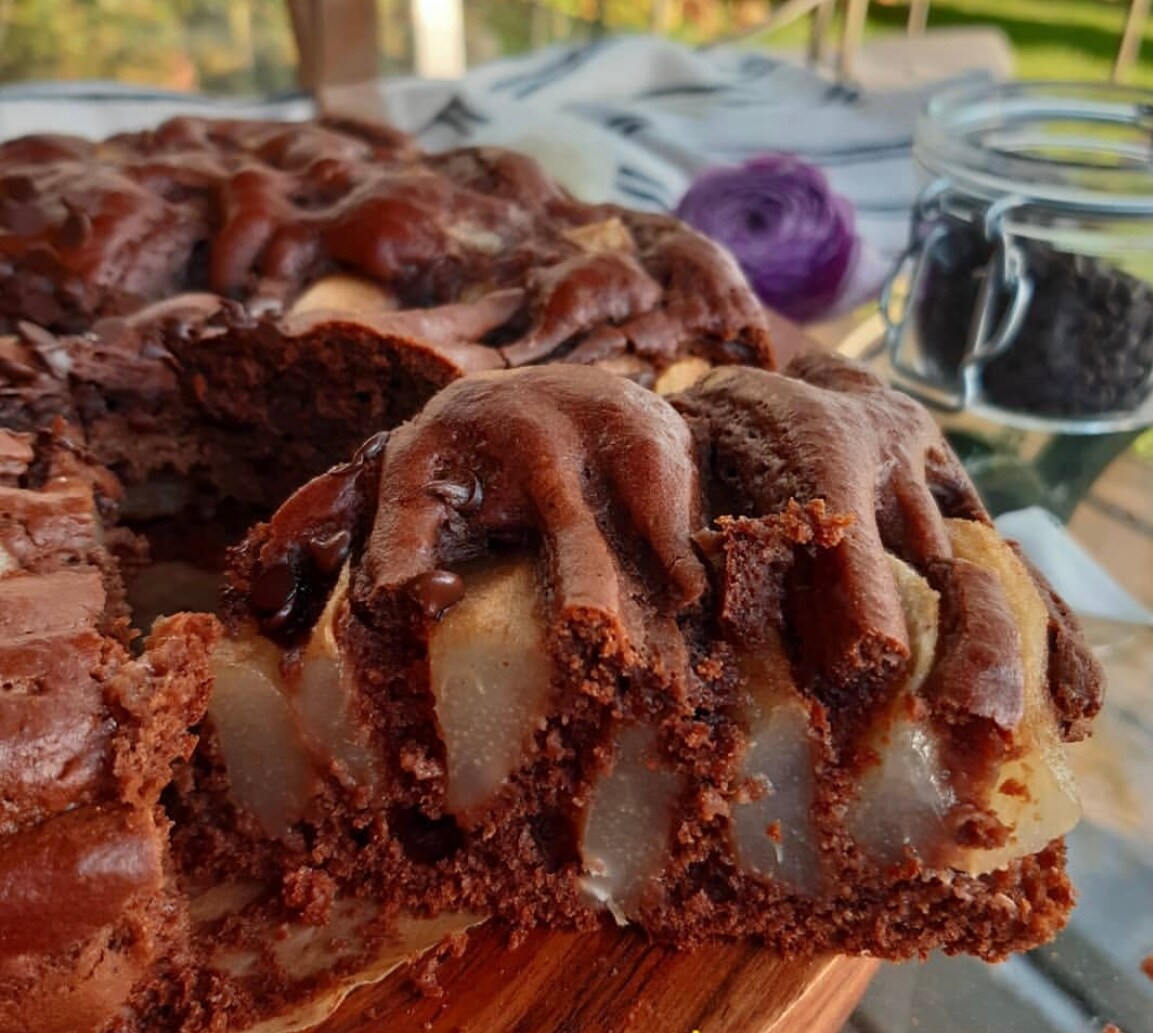 Gâteau aux Poire et Chocolat