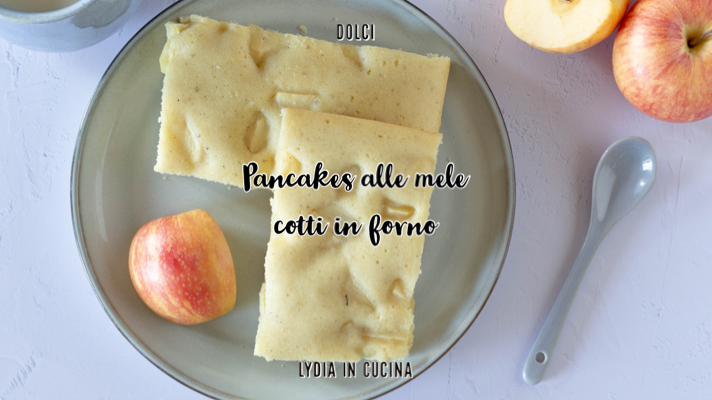 Pancakes aux pommes cuits au four