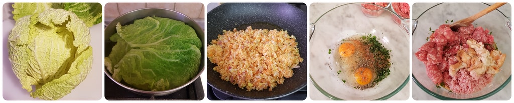 roulades de chou au four