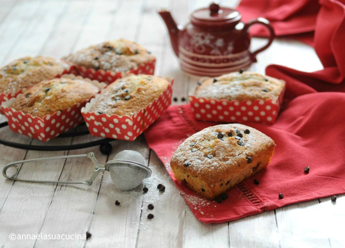 Mini cakes aux pépites de chocolat