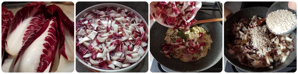 risotto à la Trévise, gorgonzola et noix