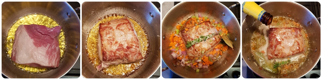 rôti de porc à la bière