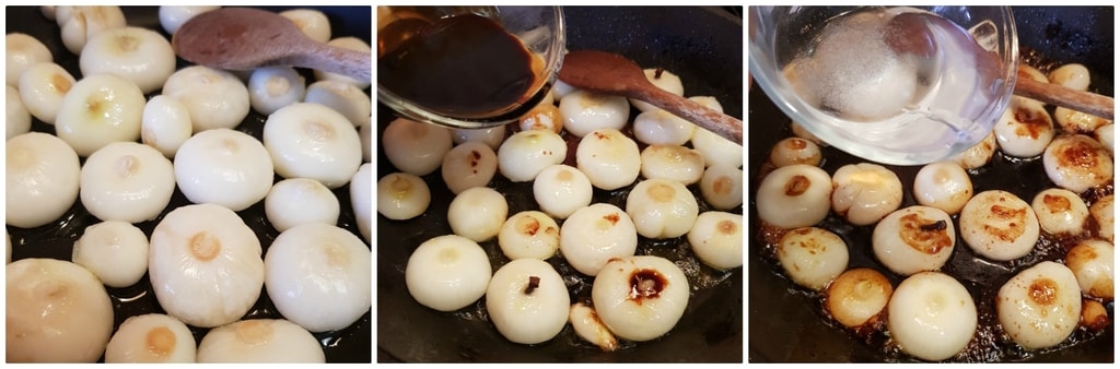 oignons borettanes à l'aigre-doux