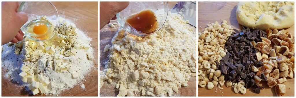 pain doux aux figues, noisettes