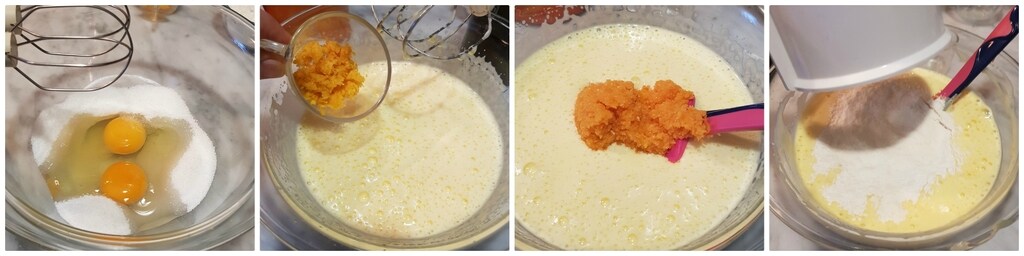 gâteaux aux carottes et à l'orange