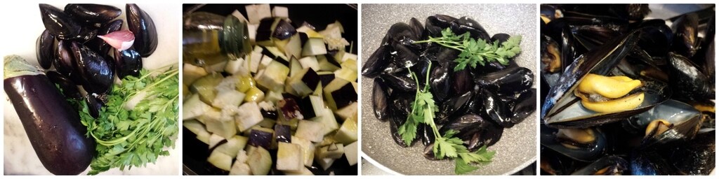 orecchiette aux aubergines et moules