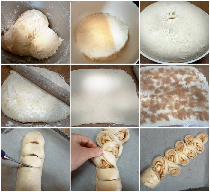 Cinnamon rolls sapin