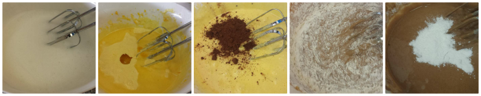 Couronne avec glaçage au chocolat et groseilles