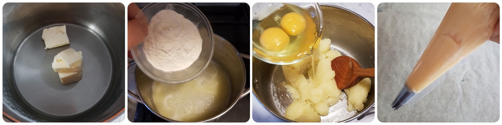 choux à la crème au chocolat et mascarpone