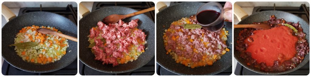 pâtes gratinées à la saucisse