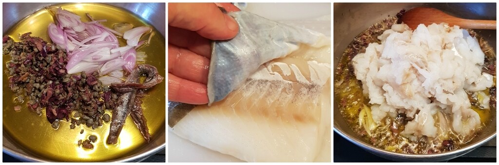 spaghetti à la guitare avec sauce de morue