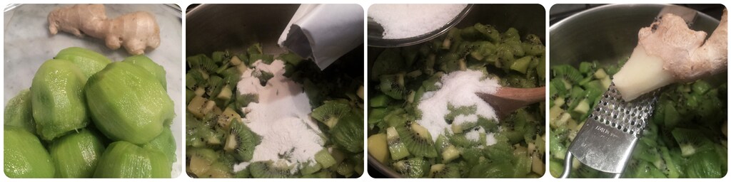 confiture de kiwis et gingembre