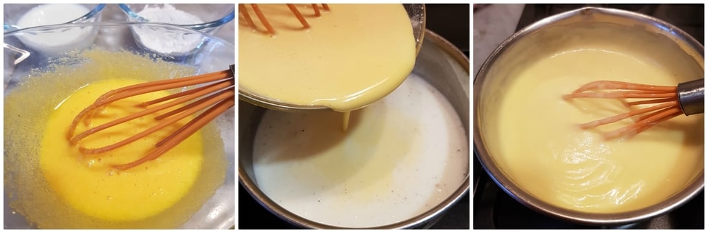 sbriciolata avec crème pâtissière et griottes