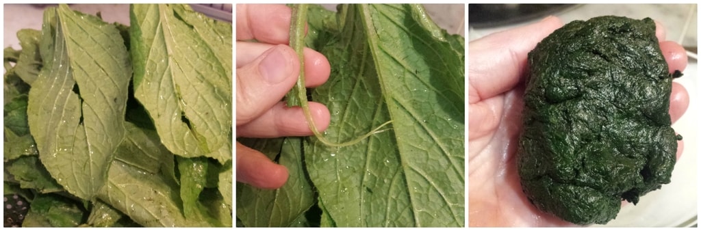 tagliatelles vertes avec saucisse et potiron