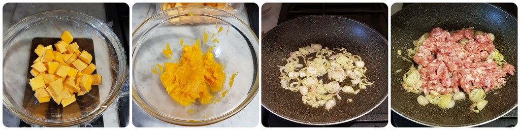 lasagnes au four avec potiron et saucisse