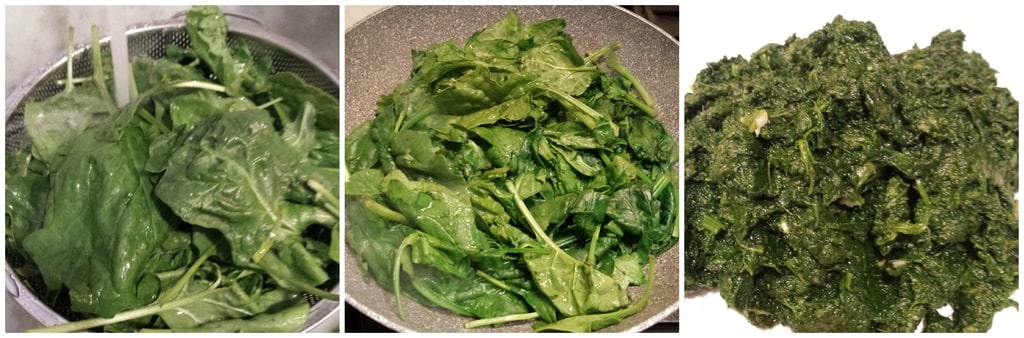 côtelettes de poulet et épinards