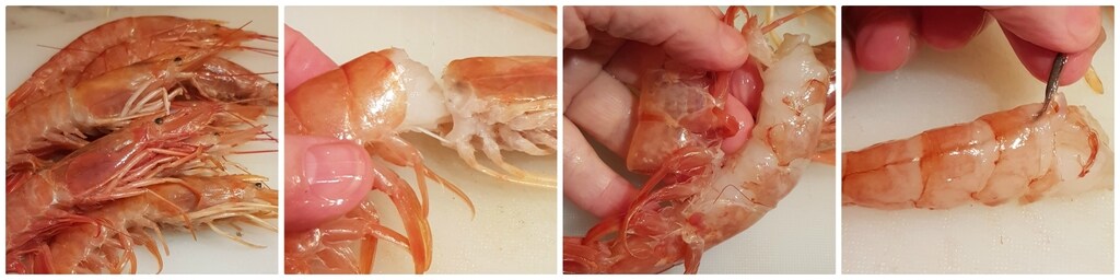 brochettes de crevettes