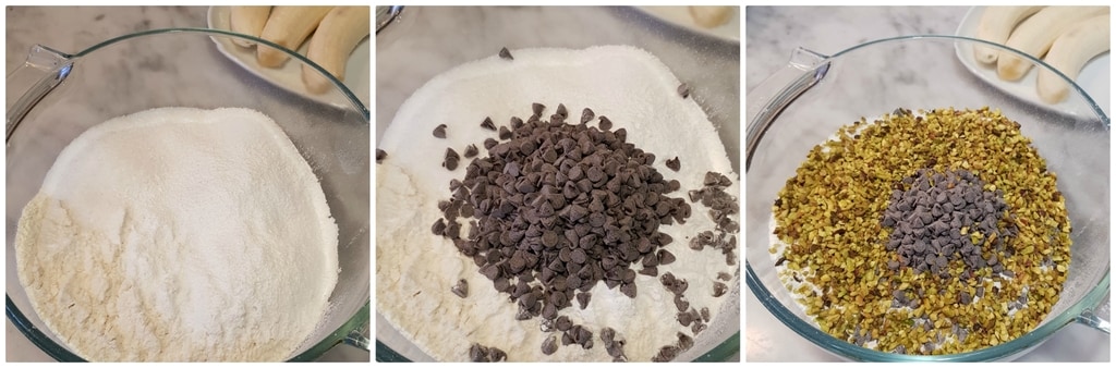 pain à la banane avec pistaches