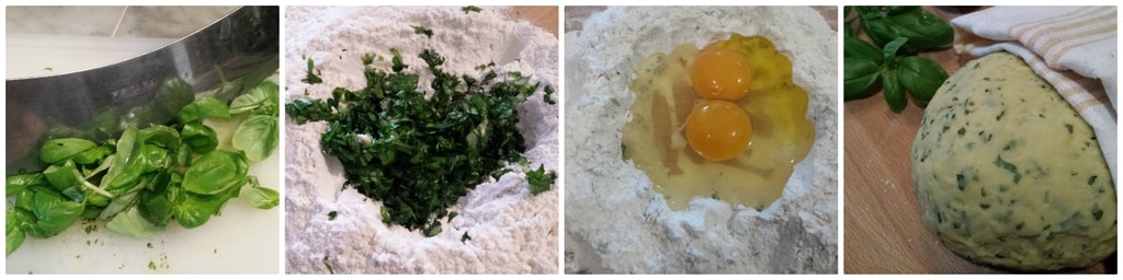 lasagnette au basilic au pesto