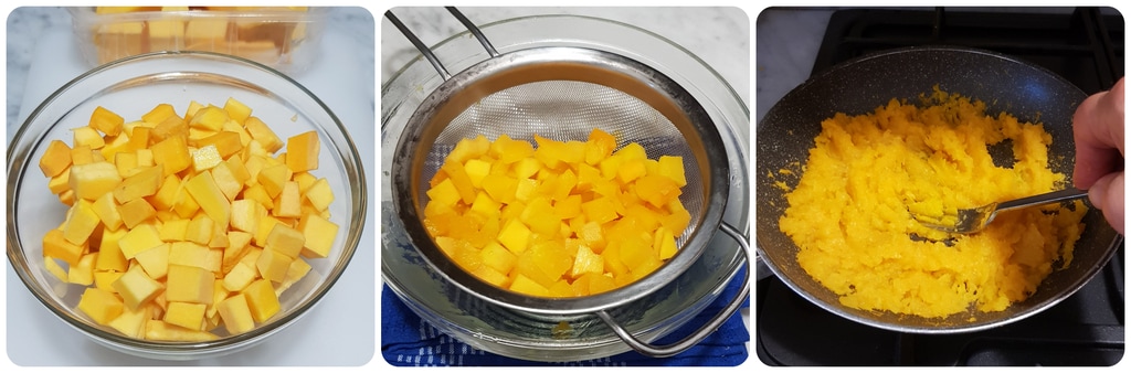 gnocchi de courge avec sauce aux pignons