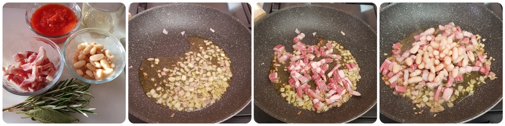 mezze maniche avec haricots cannellini