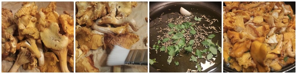 risotto au safran et girolles