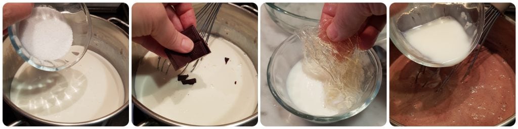 panna cotta au chocolat