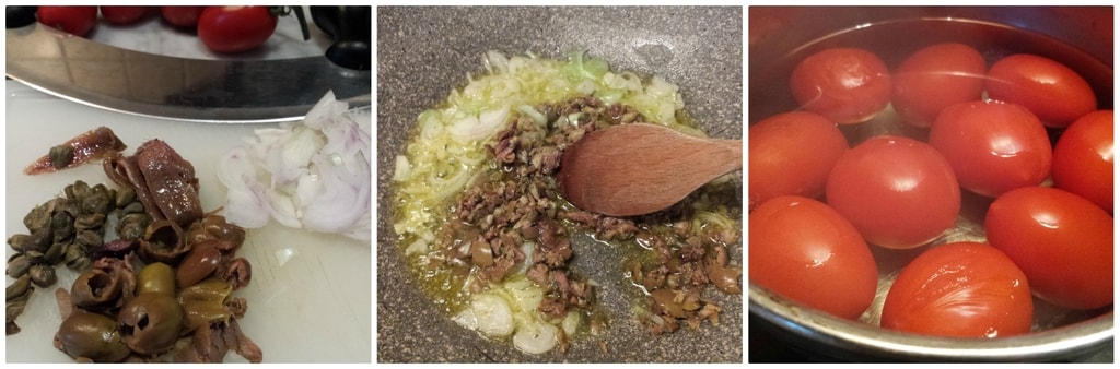 cavatelli à la sauce de morue