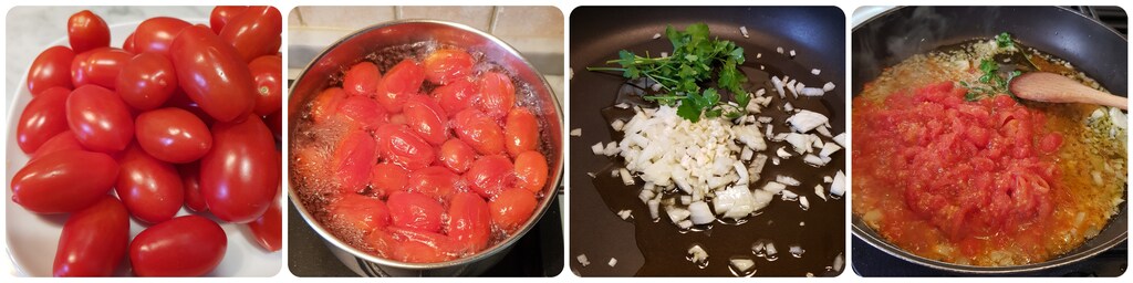 taglierini roses à la sauce