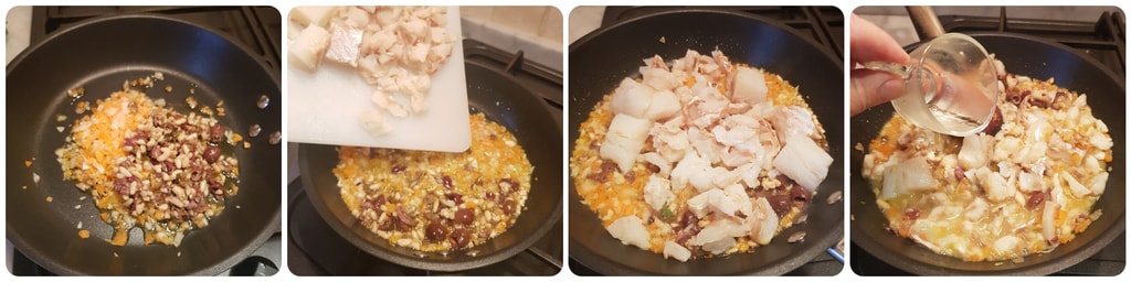 malloreddus avec sauce de morue