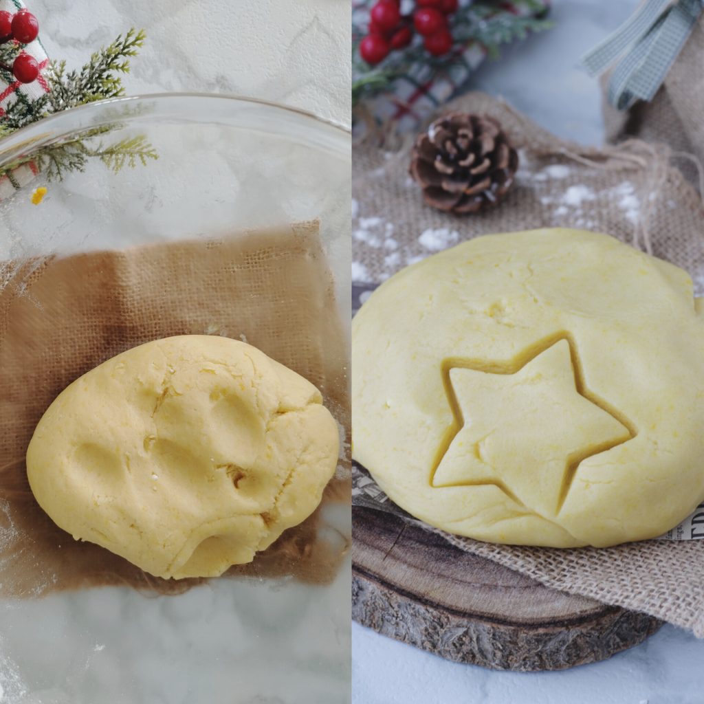 Pâte sablée de Noël sans beurre