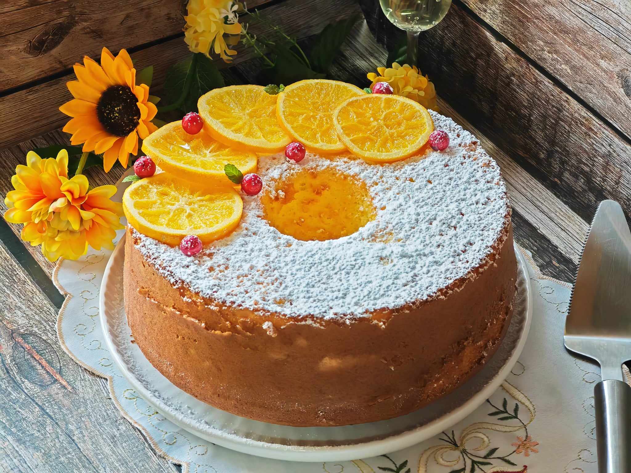 Chiffon cake à l’orange
