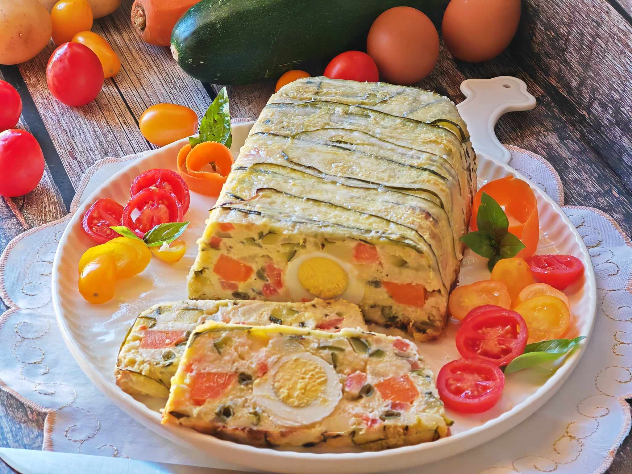 Pain de viande aux courgettes