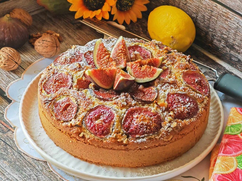Gâteau aux figues et noix