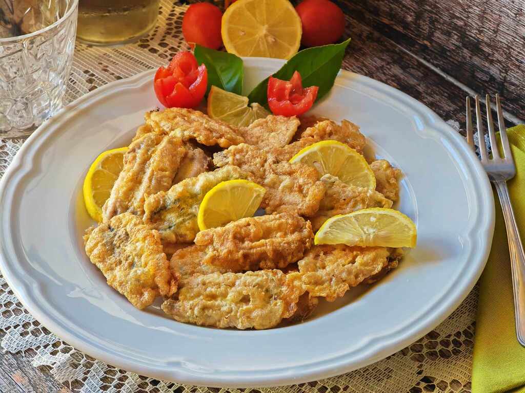 Anchois dorés et frits