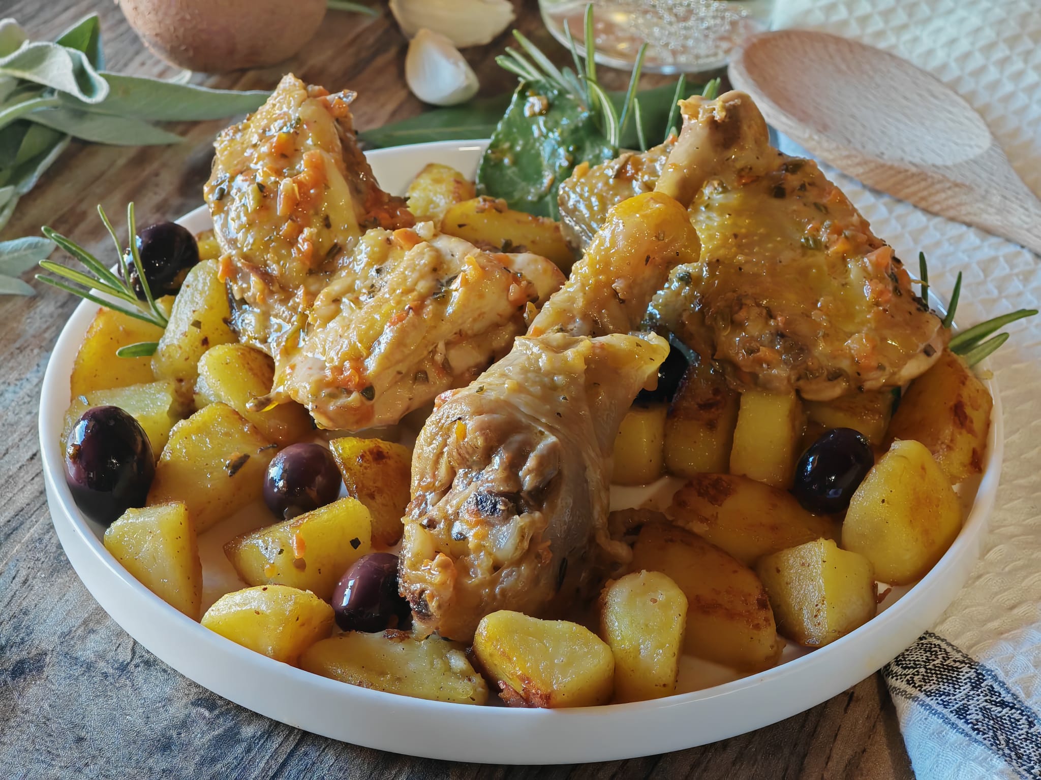 Poulet à la poêle