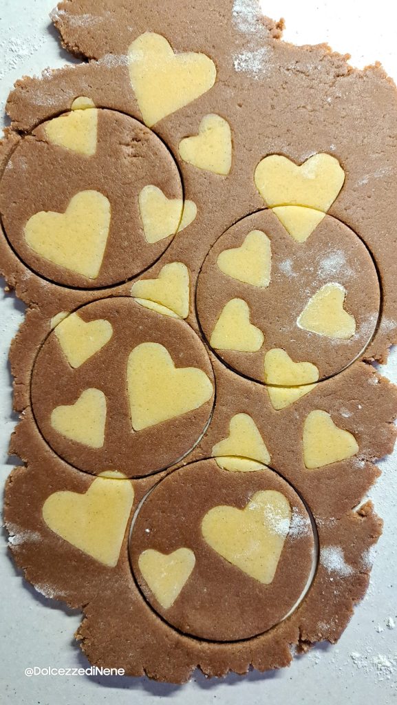 biscuits de Saint-Valentin avec cœur