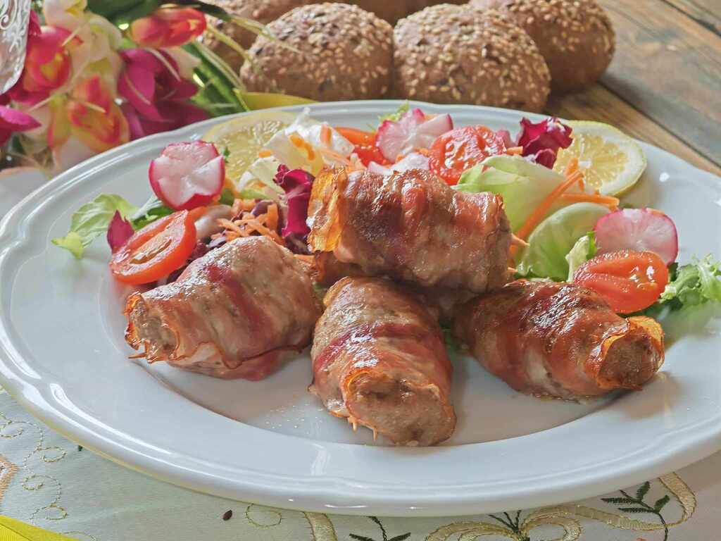 Mini brochettes de viande hachée