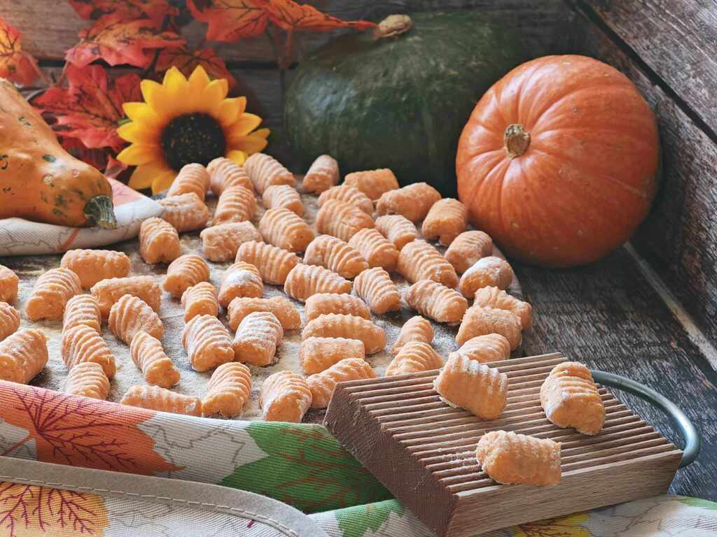 Gnocchis de potiron faits maison