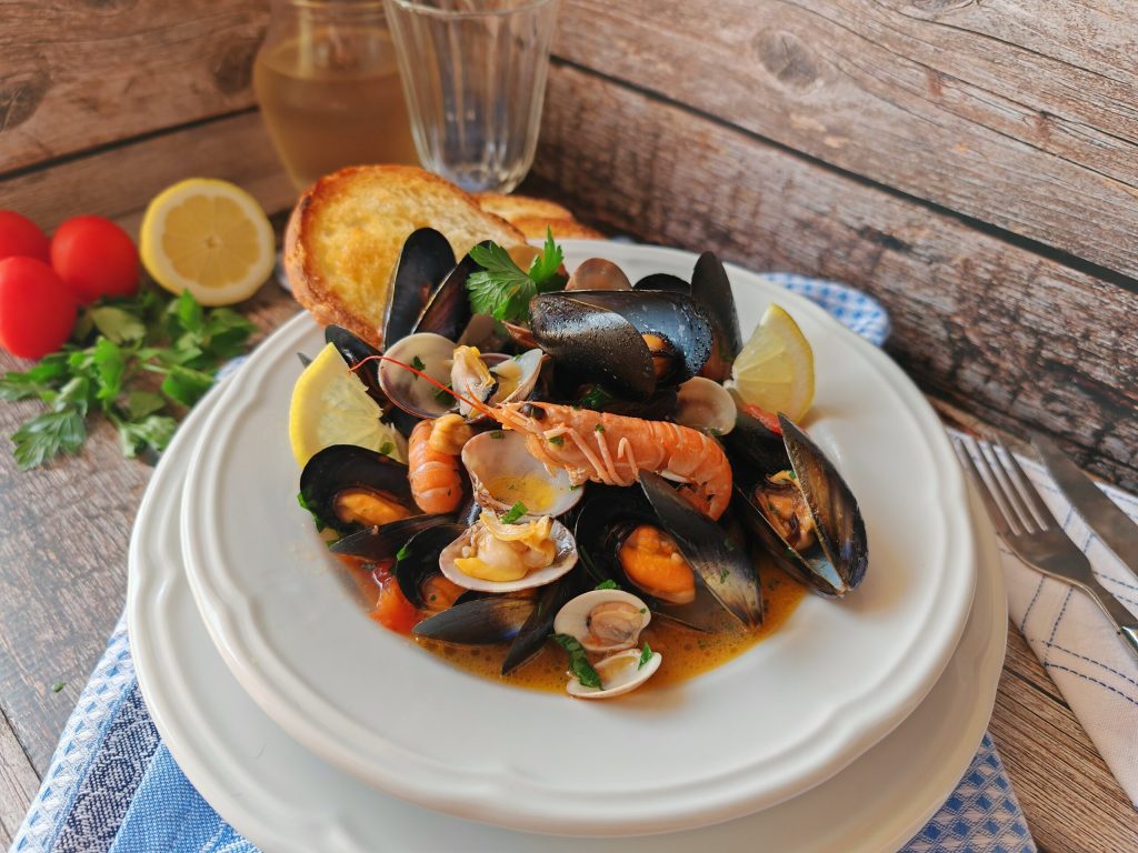 Soupe de fruits de mer