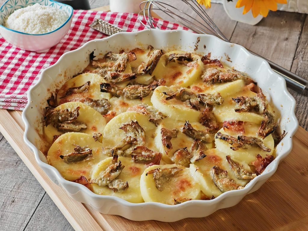 Gnocchis à la romaine avec artichauts