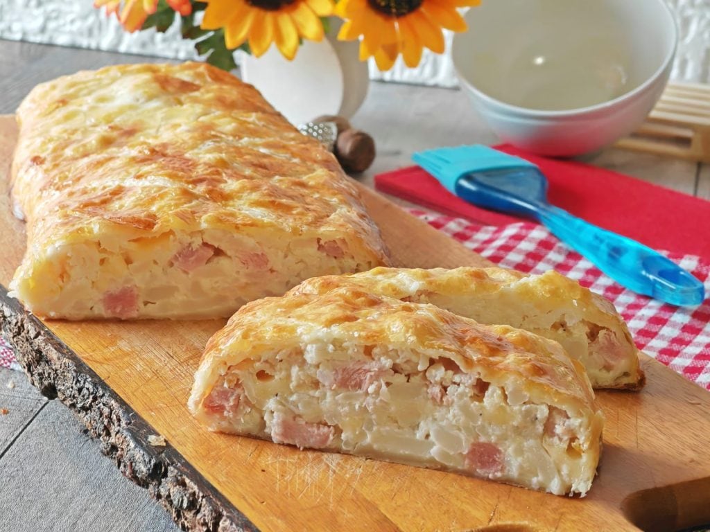 Strudel salé au chou-fleur