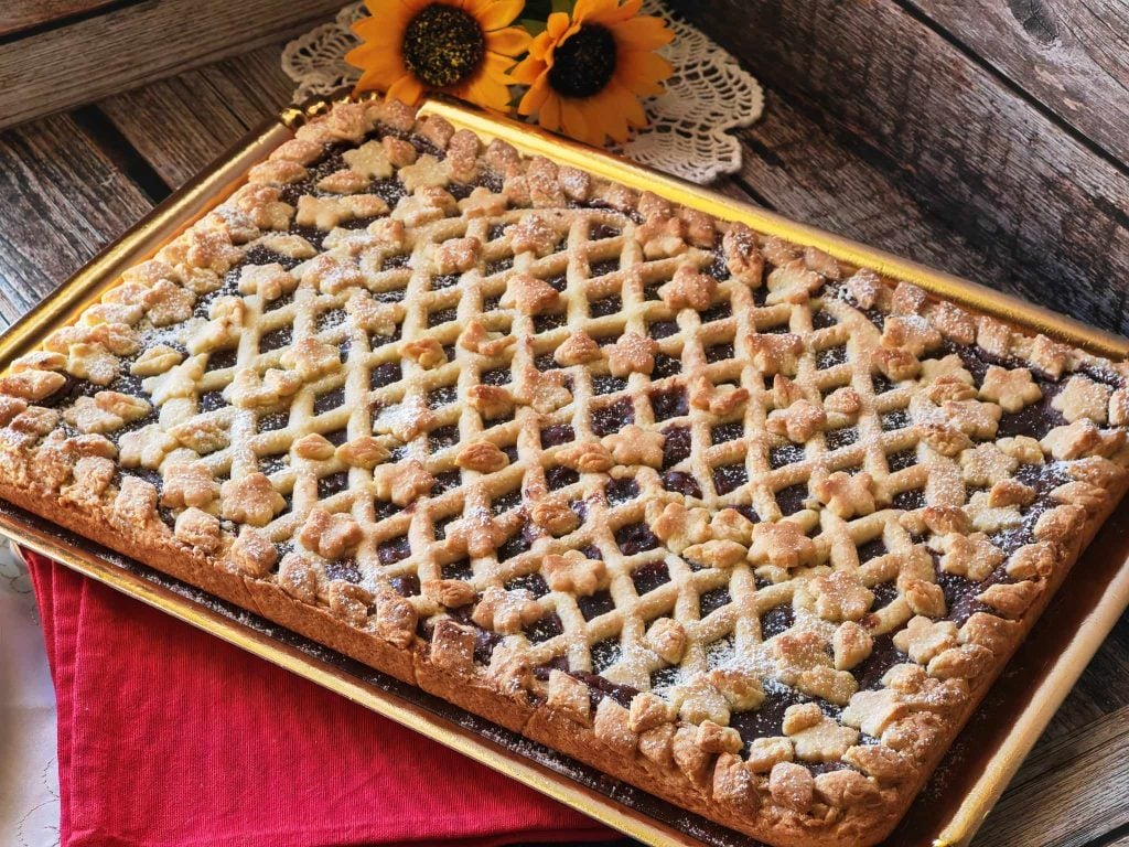 Grande tarte rectangulaire