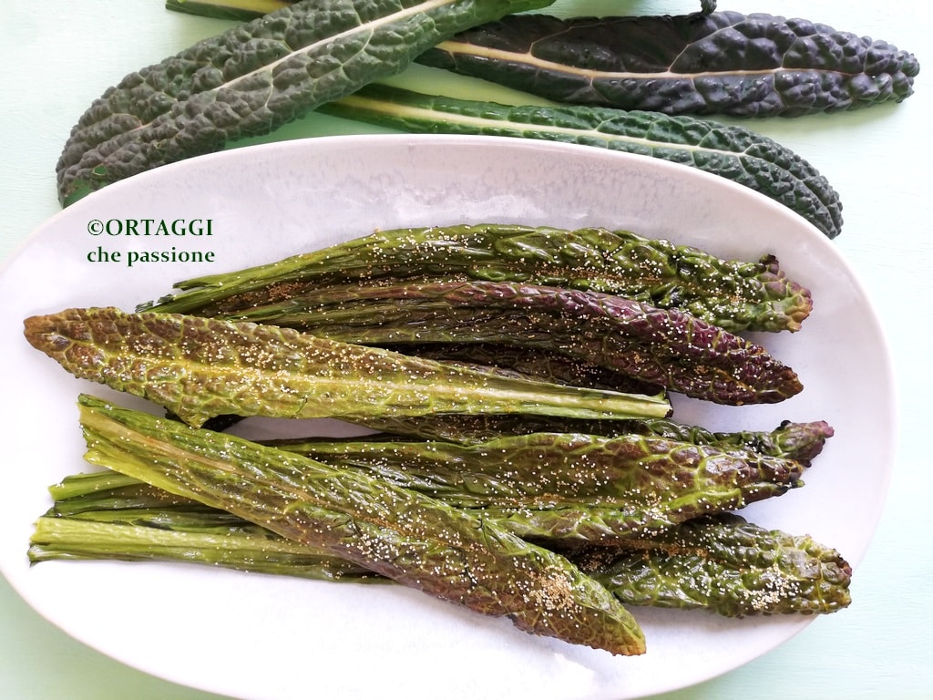 Chips de chou kale CROUSTILLANTES au four