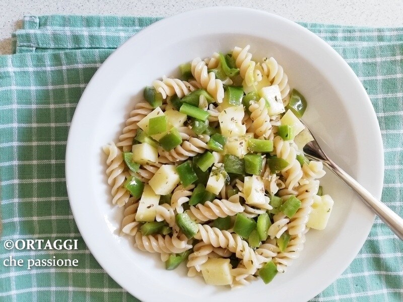 Pâtes froides aux friggitelli