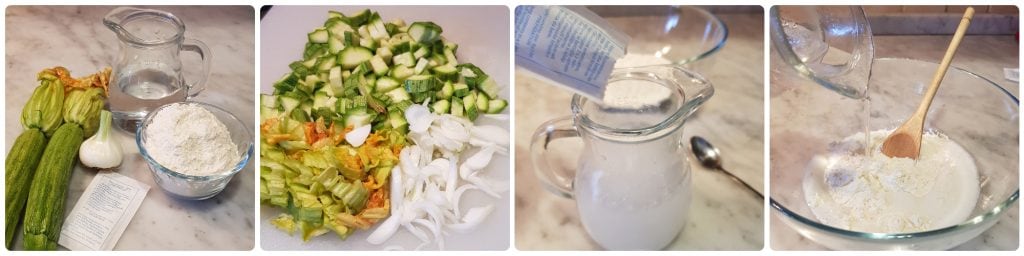 frisceu génois beignets de courgettes