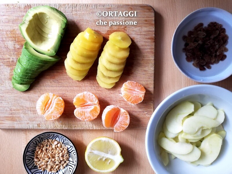 salade de fruits d'hiver recette photo ingrédients