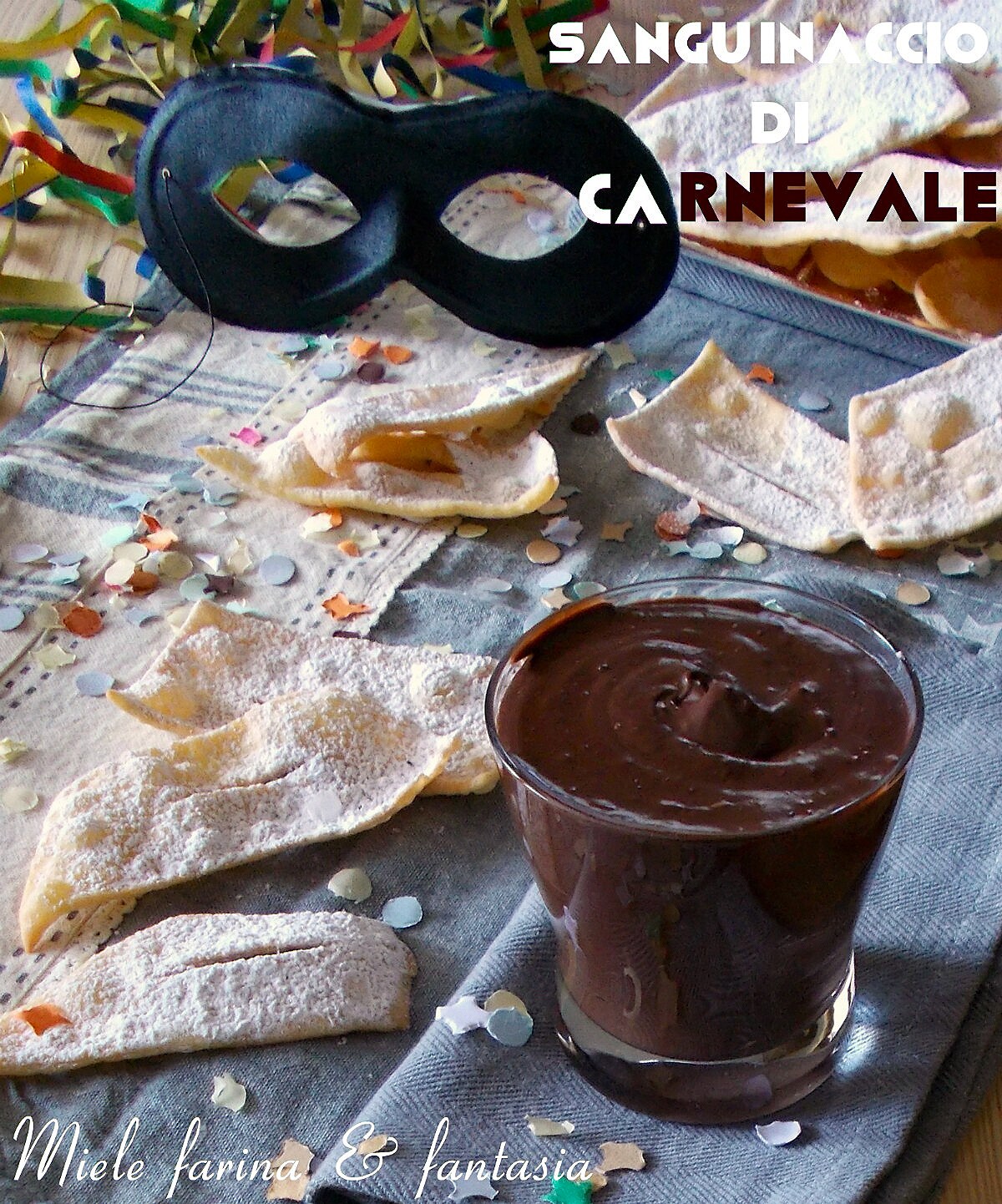 Boudin au chocolat. Recette facile de carnaval
